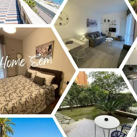 Wh-sem-bilocale Con Giardino In Zona Residenziale - Posto Auto Privato - Wifi Апартаменты Санремо